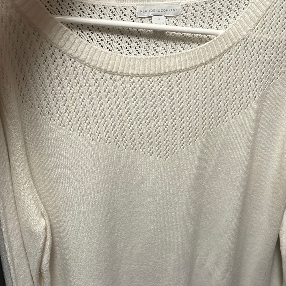 White sweater